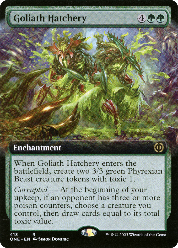 Goliath Hatchery (Extended Art) [Phyrexia: All Will Be One] - Magic: The Gathering - Card Brawlers | Quebec | Canada |