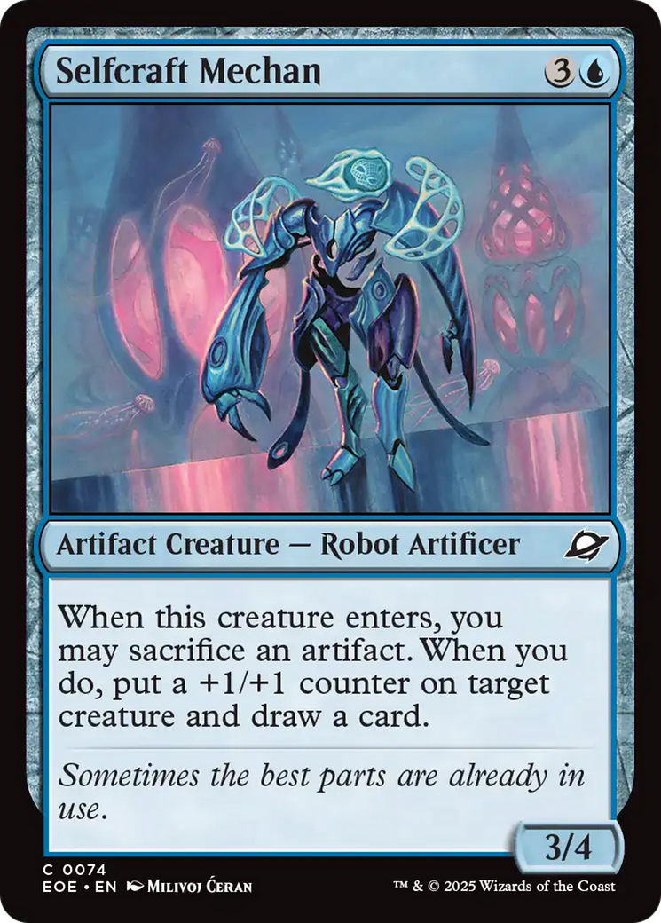 Selfcraft Mechan [Edge of Eternities] - Magic: The Gathering - Card Brawlers | Quebec | Canada |