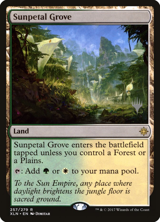 Sunpetal Grove (Promo Pack) [Ixalan Promos] - Magic: The Gathering - Card Brawlers | Quebec | Canada |