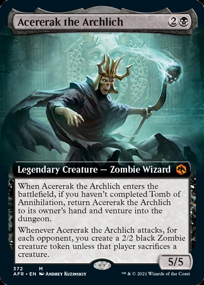 Acererak the Archlich (Extended Art) [Dungeons & Dragons: Adventures in the Forgotten Realms] - Card Brawlers