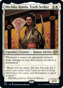 Michiko Konda, Truth Seeker [Jumpstart 2022] - Magic: The Gathering - Card Brawlers | Quebec | Canada |