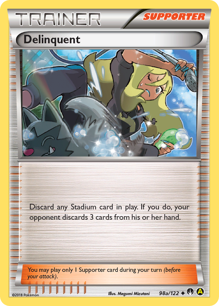Delinquent (98a/122) [Alternate Art Promos] - Pokémon - Card Brawlers | Quebec | Canada |