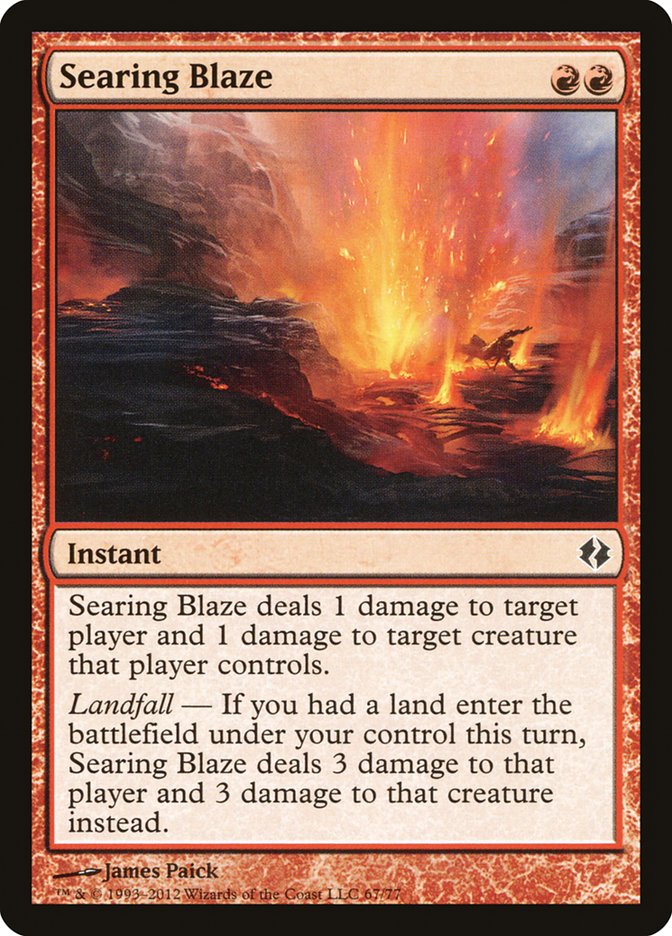 Searing Blaze [Duel Decks: Venser vs. Koth] - Magic: The Gathering - Card Brawlers | Quebec | Canada |
