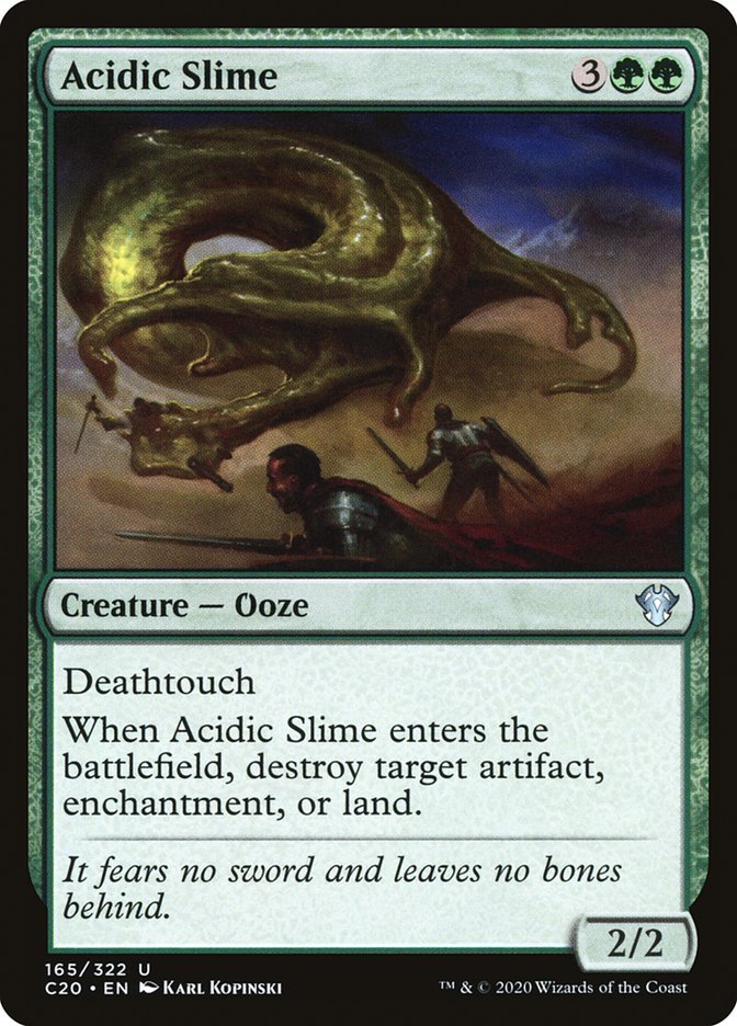 Acidic Slime [Commander 2020] - Card Brawlers