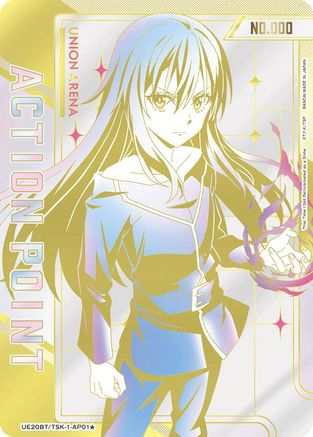 Action Point Card (AP01*) (Serial Numbered) (UE20BT/TSK-1-AP01) - UE20BT That Time I Got Reincarnated as a Slime Foil - Card Brawlers