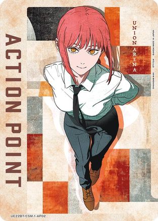 Action Point Card (AP02) (UE22BT/CSM-1-AP02) - UE22BT CHAINSAW MAN Foil - Card Brawlers