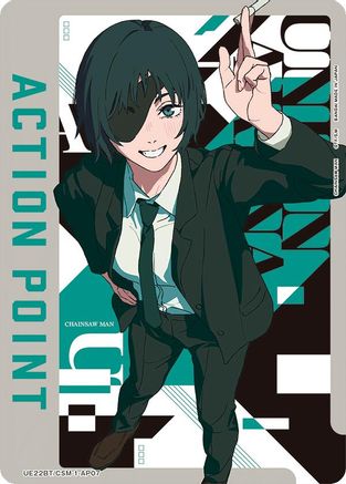 Action Point Card (AP07) (UE22BT/CSM-1-AP07) - UE22BT CHAINSAW MAN Foil - Card Brawlers