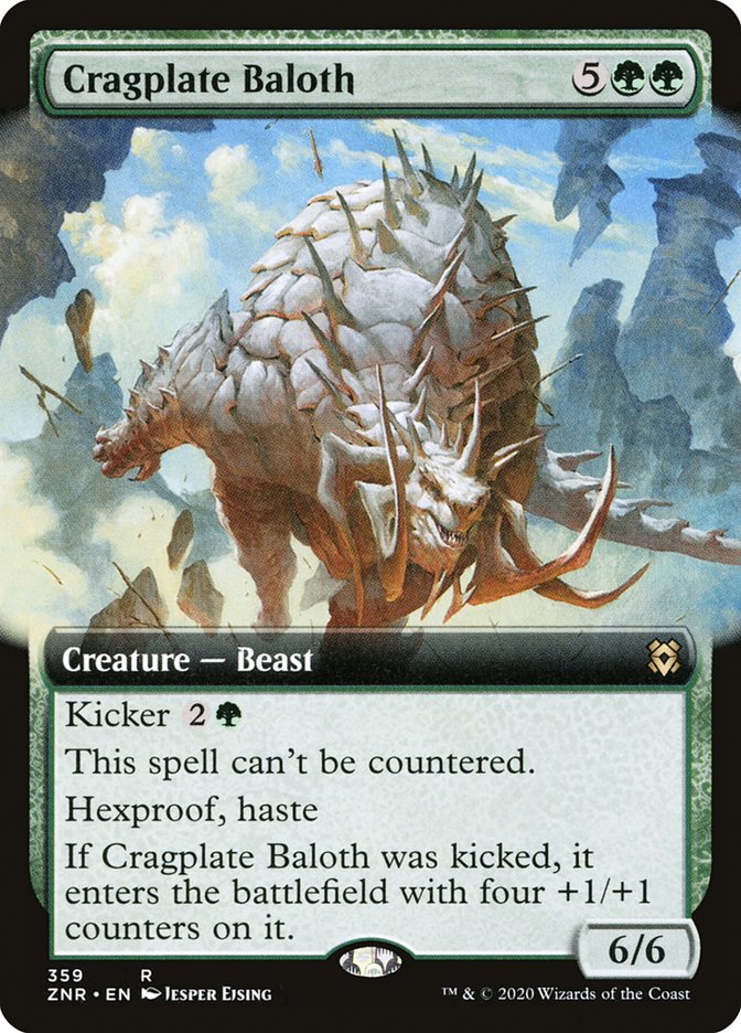 Cragplate Baloth (Extended Art) [Zendikar Rising] - Magic: The Gathering - Card Brawlers | Quebec | Canada |