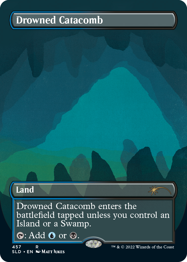 Drowned Catacomb (Borderless) [Secret Lair Drop Series] - Magic: The Gathering - Card Brawlers | Quebec | Canada |