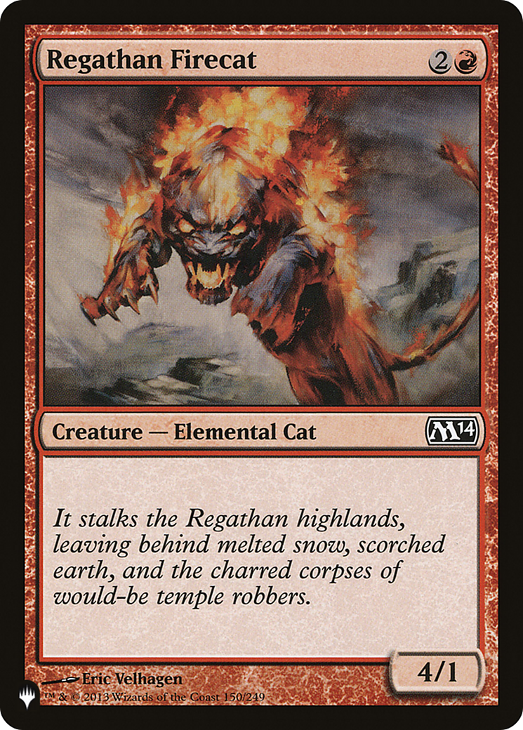 Regathan Firecat [The List] - Magic: The Gathering - Card Brawlers | Quebec | Canada |