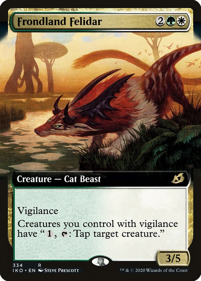 Frondland Felidar (Extended Art) [Ikoria: Lair of Behemoths] - Magic: The Gathering - Card Brawlers | Quebec | Canada |