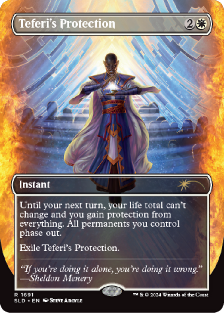 Teferi's Protection (1691) [Secret Lair: Sheldon's Spellbook] - Magic: The Gathering - Card Brawlers | Quebec | Canada |