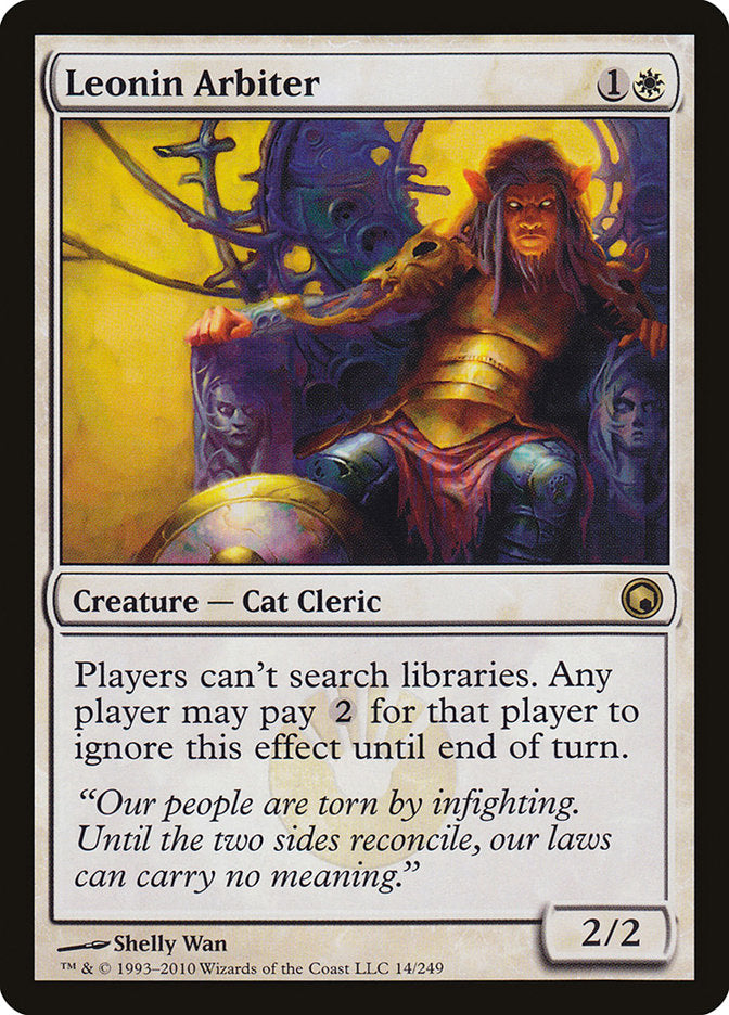 Leonin Arbiter [Scars of Mirrodin] - Magic: The Gathering - Card Brawlers | Quebec | Canada |