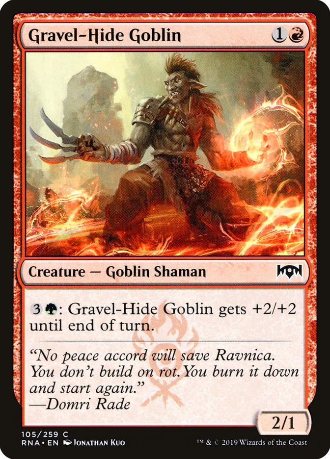 Gravel-Hide Goblin [Ravnica Allegiance] - Magic: The Gathering - Card Brawlers | Quebec | Canada |
