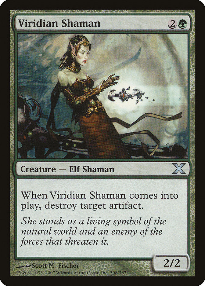 Viridian Shaman [Tenth Edition] - Magic: The Gathering - Card Brawlers | Quebec | Canada |