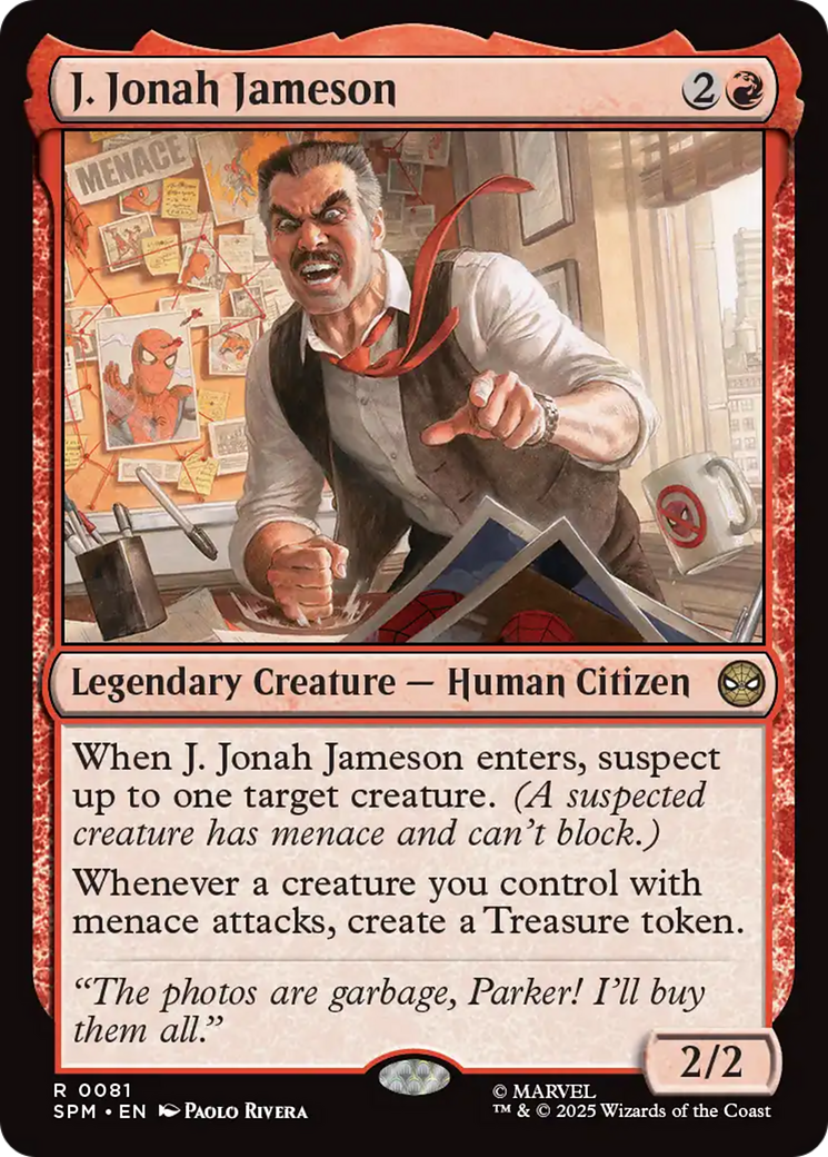 J. Jonah Jameson [Marvel's Spider-Man] - Magic: The Gathering - Card Brawlers | Quebec | Canada |