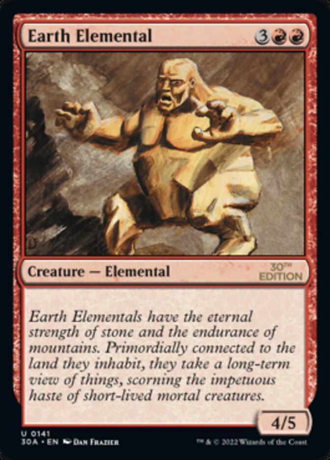 Earth Elemental [30th Anniversary Edition] - Magic: The Gathering - Card Brawlers | Quebec | Canada |