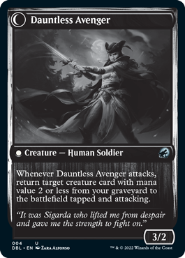 Bereaved Survivor // Dauntless Avenger [Innistrad: Double Feature] - Magic: The Gathering - Card Brawlers | Quebec | Canada |