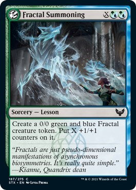 Fractal Summoning [Strixhaven: School of Mages] - Magic: The Gathering - Card Brawlers | Quebec | Canada |