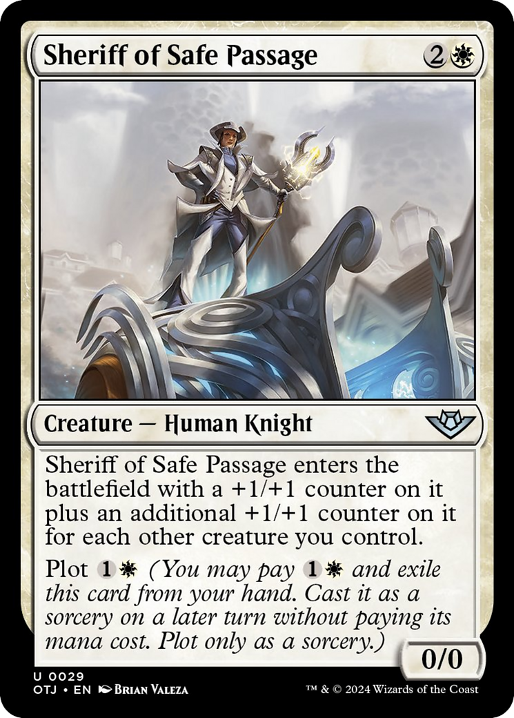 Sheriff of Safe Passage [Outlaws of Thunder Junction] - Magic: The Gathering - Card Brawlers | Quebec | Canada |