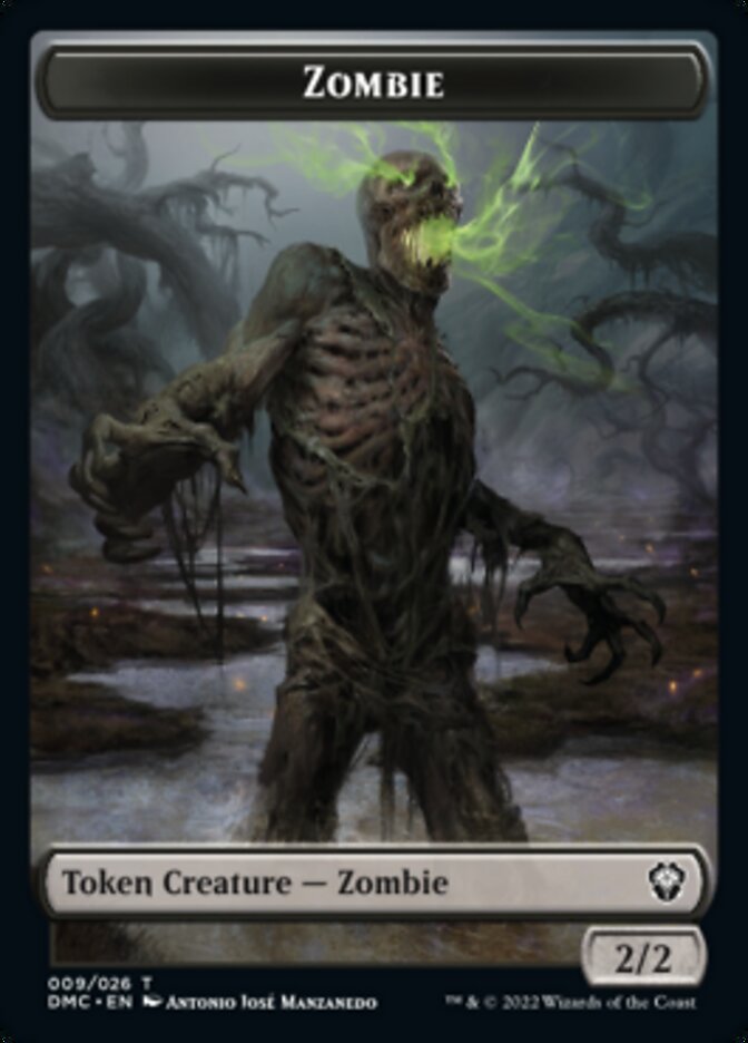 Saproling // Zombie Double-Sided Token [Dominaria United Tokens] - Magic: The Gathering - Card Brawlers | Quebec | Canada |
