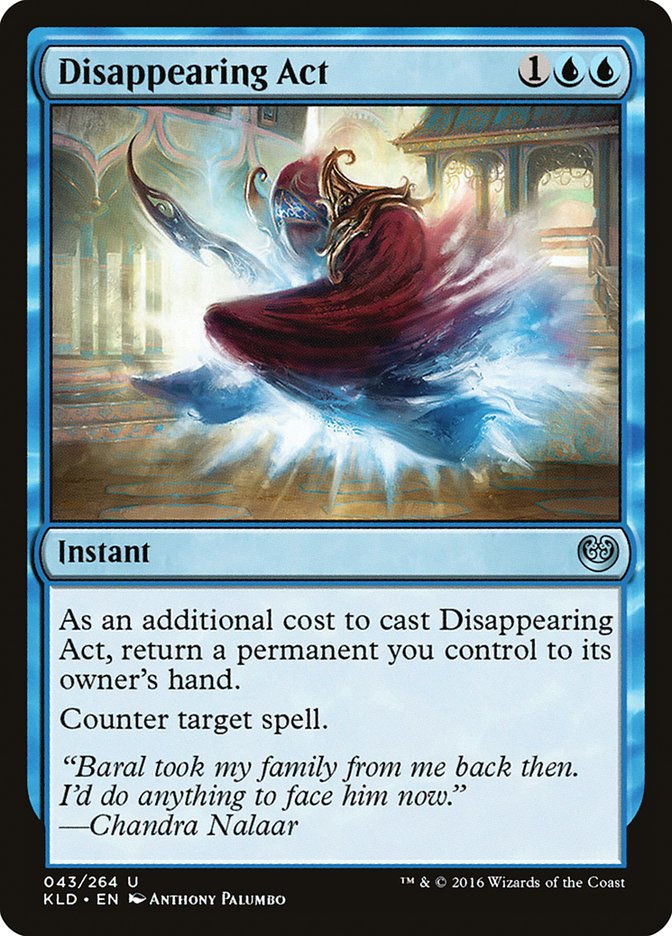 Disappearing Act [Kaladesh] - Magic: The Gathering - Card Brawlers | Quebec | Canada |