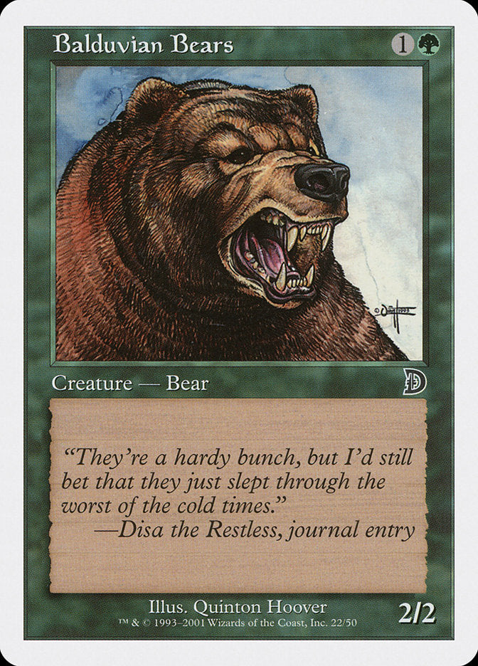 Balduvian Bears [Deckmasters] - Magic: The Gathering - Card Brawlers | Quebec | Canada |