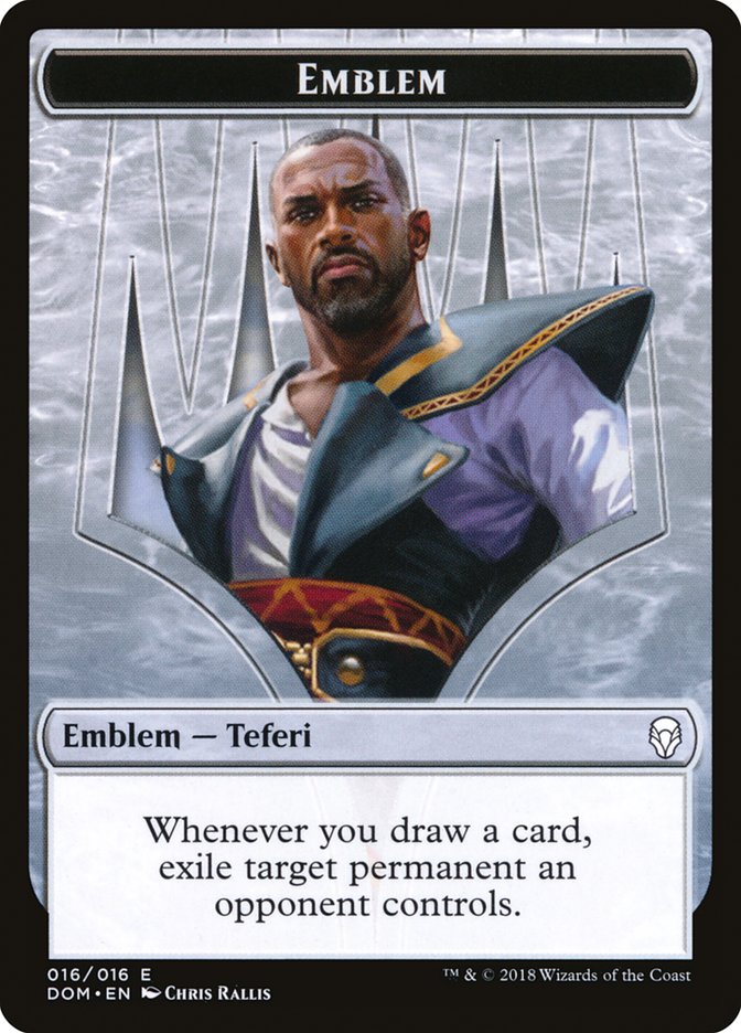 Teferi, Hero of Dominaria Emblem [Dominaria Tokens] - Magic: The Gathering - Card Brawlers | Quebec | Canada |
