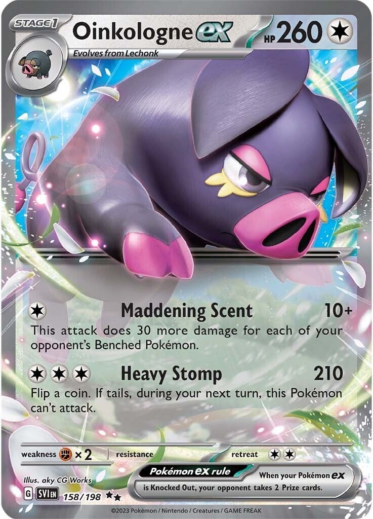 Oinkalogne ex (158/198) (Jumbo Card) [Scarlet & Violet: Base Set] - Pokémon - Card Brawlers | Quebec | Canada |
