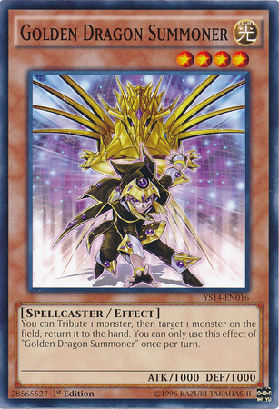 Golden Dragon Summoner [YS14-EN016] Common