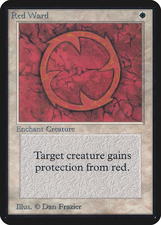 Red Ward [Alpha Edition] - Magic: The Gathering - Card Brawlers | Quebec | Canada |