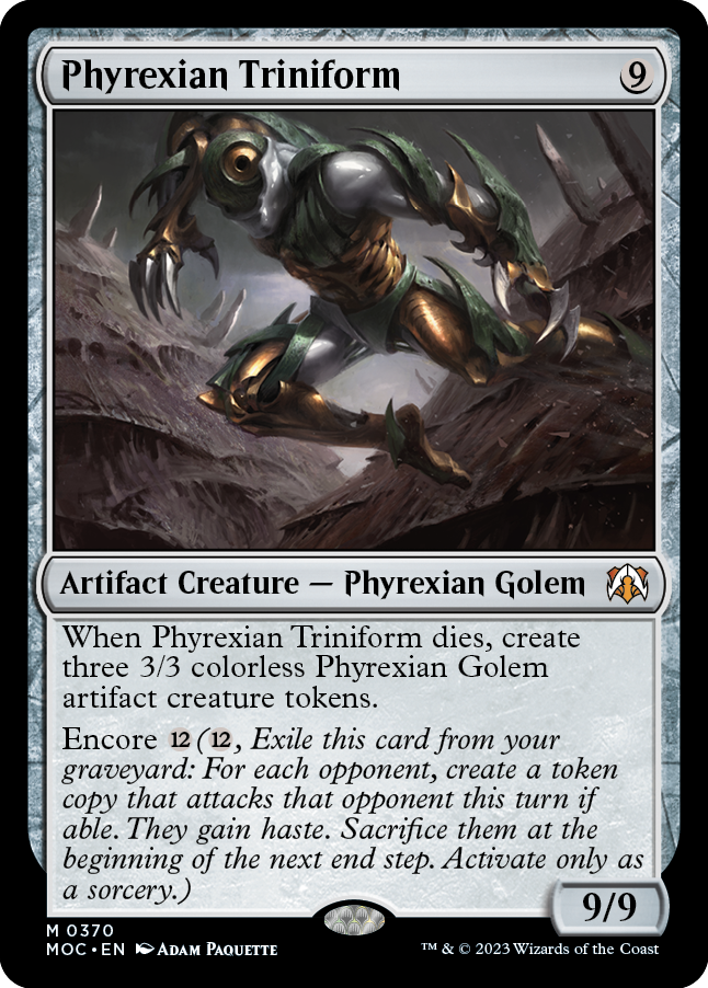 Phyrexian Triniform [March of the Machine Commander] - Magic: The Gathering - Card Brawlers | Quebec | Canada |
