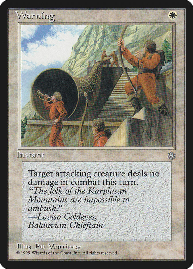 Warning [Ice Age] - Magic: The Gathering - Card Brawlers | Quebec | Canada |