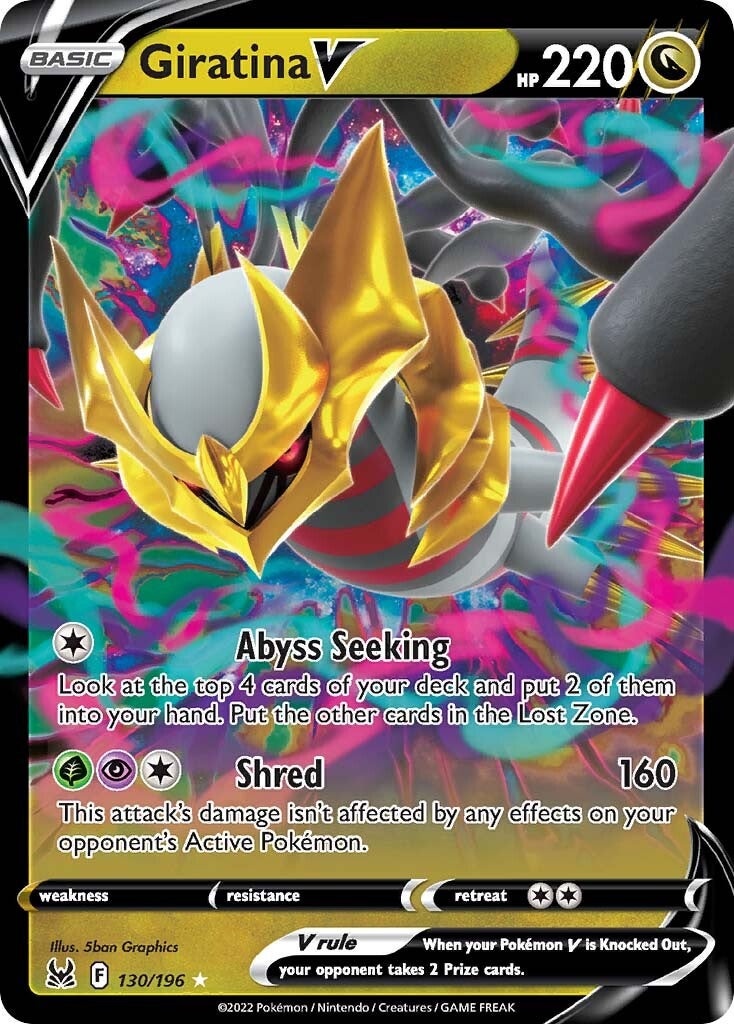 Giratina V (130/196) [Sword & Shield: Lost Origin] - Pokémon - Card Brawlers | Quebec | Canada |