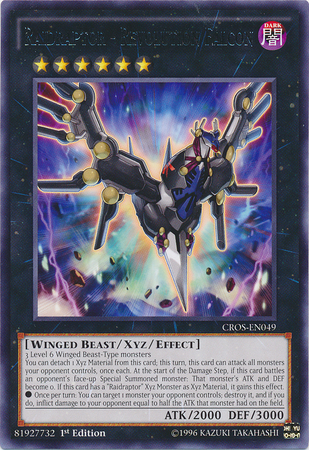Raidraptor - Revolution Falcon [CROS-EN049] Rare - Yu-Gi-Oh! - Card Brawlers | Quebec | Canada |