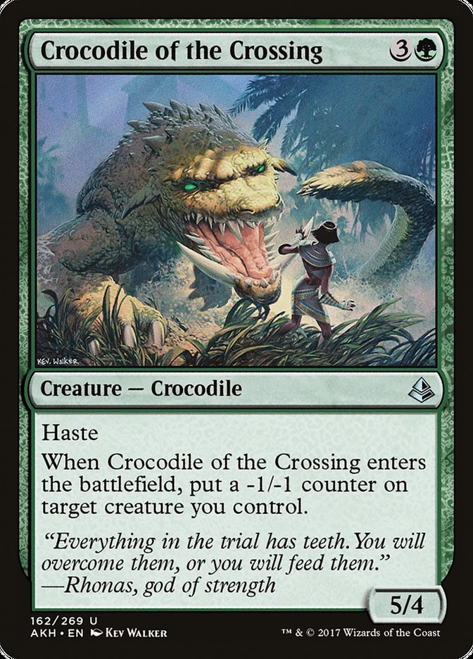 Crocodile of the Crossing [Amonkhet] - Magic: The Gathering - Card Brawlers | Quebec | Canada |