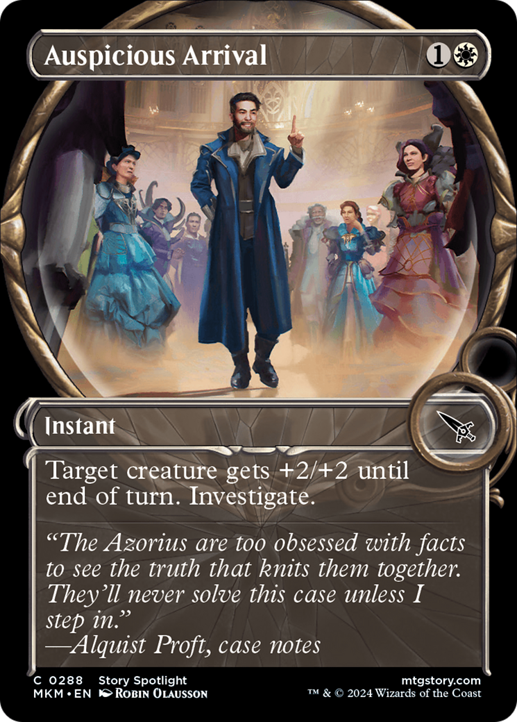 Auspicious Arrival (Showcase) [Murders at Karlov Manor] - Magic: The Gathering - Card Brawlers | Quebec | Canada |