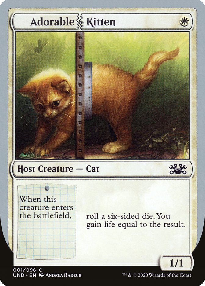 Adorable Kitten [Unsanctioned] - Magic: The Gathering - Card Brawlers | Quebec | Canada |