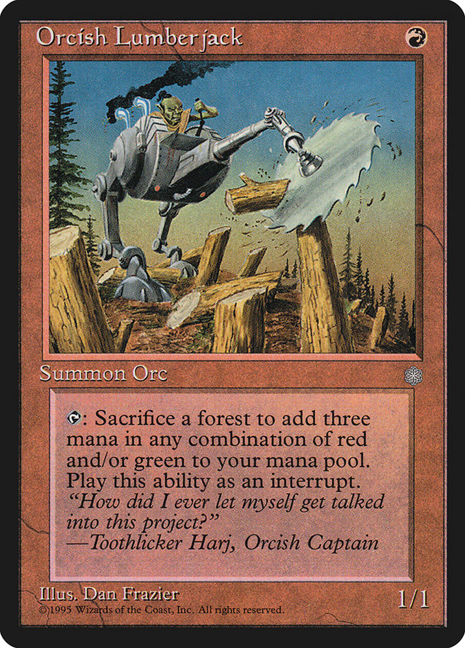Orcish Lumberjack [Ice Age] - Magic: The Gathering - Card Brawlers | Quebec | Canada |