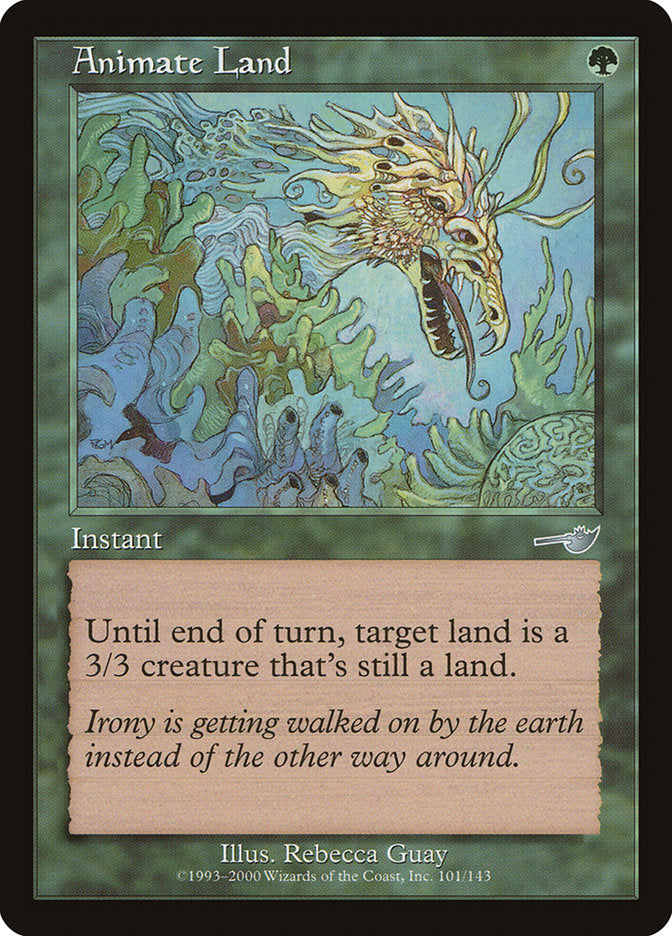 Animate Land [Nemesis] - Magic: The Gathering - Card Brawlers | Quebec | Canada |