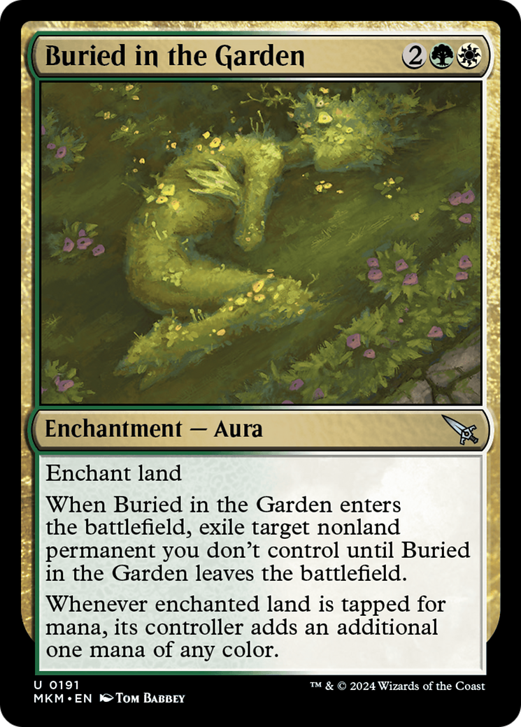 Buried in the Garden [Murders at Karlov Manor] - Magic: The Gathering - Card Brawlers | Quebec | Canada |