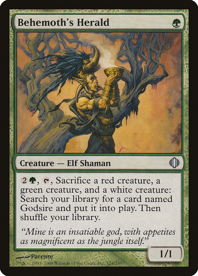 Behemoth's Herald [Shards of Alara] - Magic: The Gathering - Card Brawlers | Quebec | Canada |