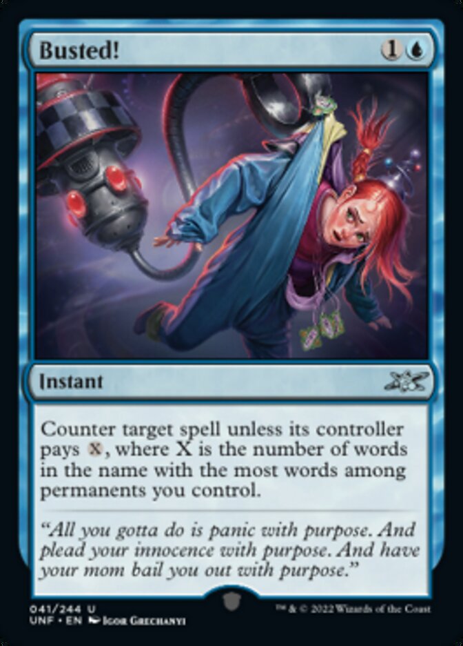 Busted! [Unfinity] - Magic: The Gathering - Card Brawlers | Quebec | Canada |
