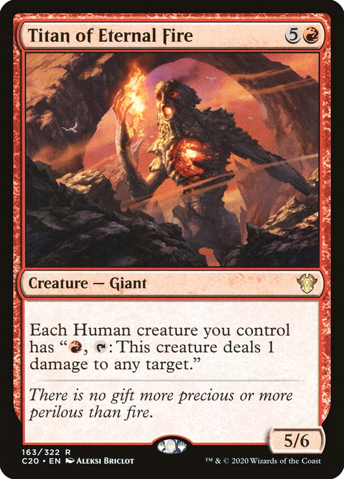 Titan of Eternal Fire [Commander 2020] - Magic: The Gathering - Card Brawlers | Quebec | Canada |