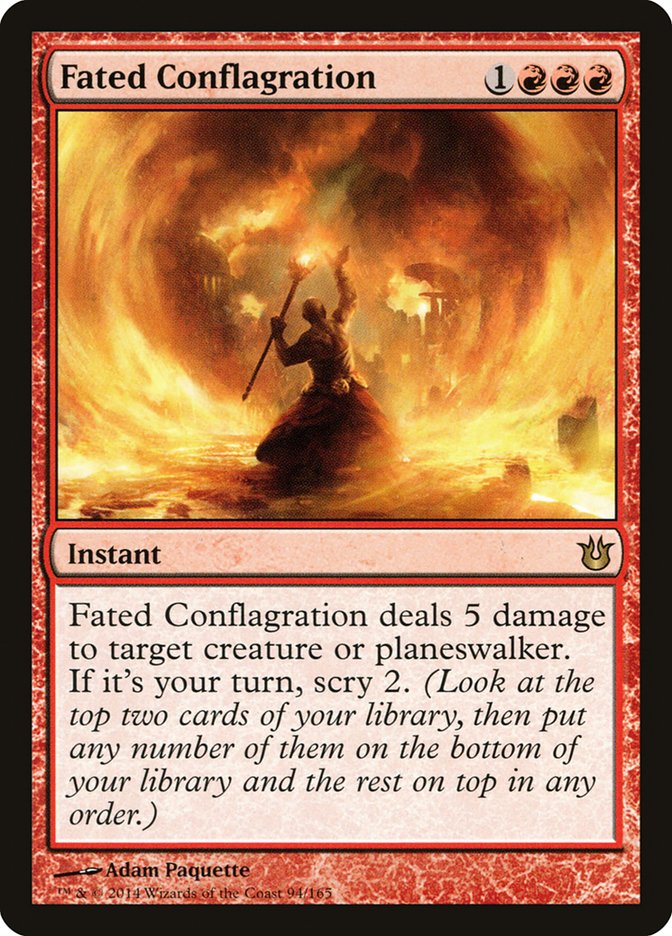 Fated Conflagration [Born of the Gods] - Magic: The Gathering - Card Brawlers | Quebec | Canada |