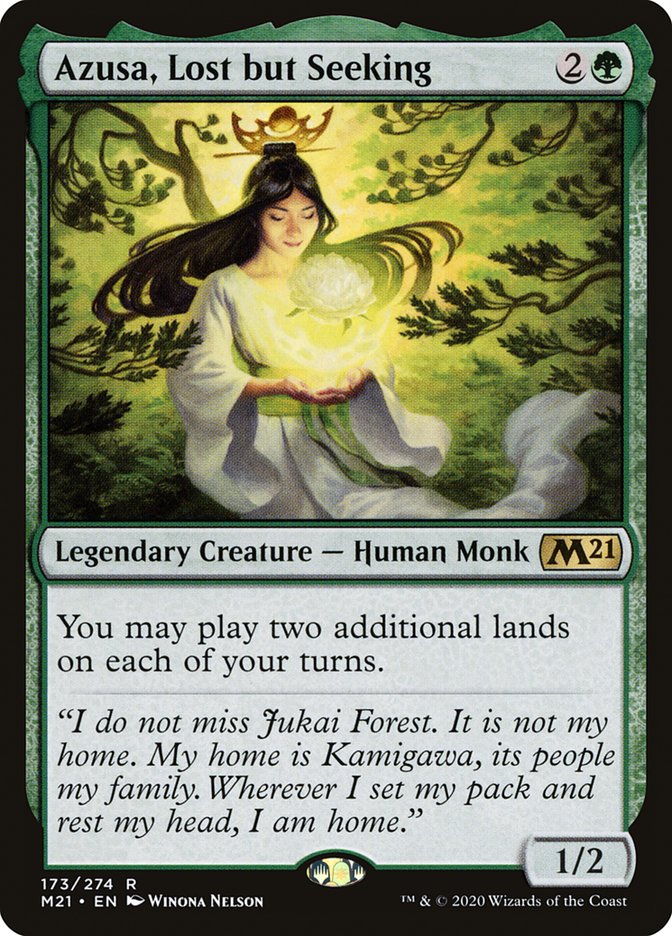 Azusa, Lost but Seeking [Core Set 2021] - Magic: The Gathering - Card Brawlers | Quebec | Canada |