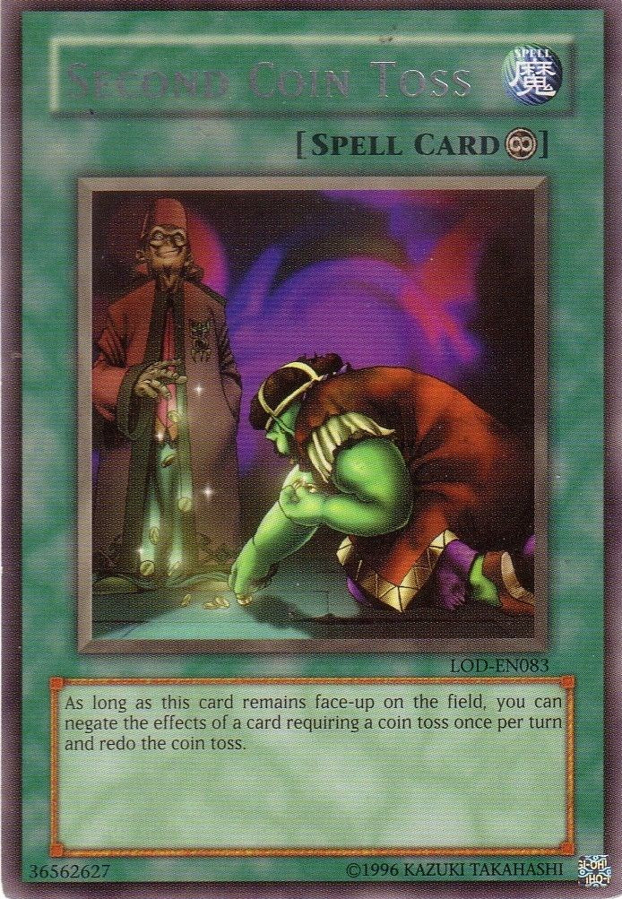 Second Coin Toss [LOD-EN083] Rare - Yu-Gi-Oh! - Card Brawlers | Quebec | Canada |