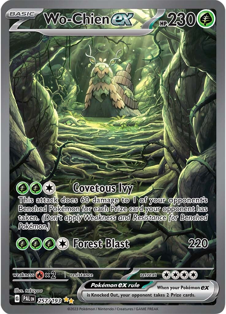 Wo-Chien ex (257/193) [Scarlet & Violet: Paldea Evolved] - Pokémon - Card Brawlers | Quebec | Canada |