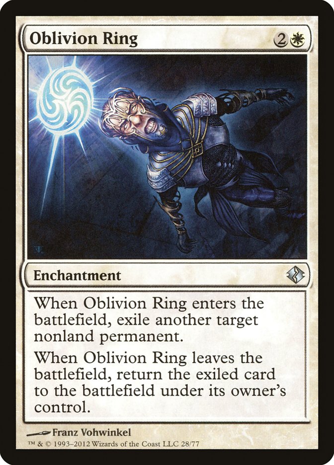 Oblivion Ring [Duel Decks: Venser vs. Koth] - Magic: The Gathering - Card Brawlers | Quebec | Canada |