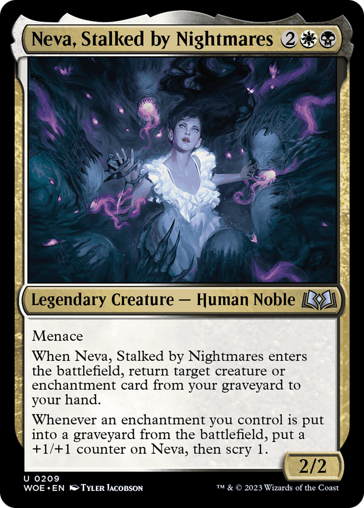 Neva, Stalked by Nightmares [Wilds of Eldraine] - Magic: The Gathering - Card Brawlers | Quebec | Canada |